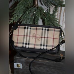 Burberry Classic Nova Check Plaid Crossbody Bag